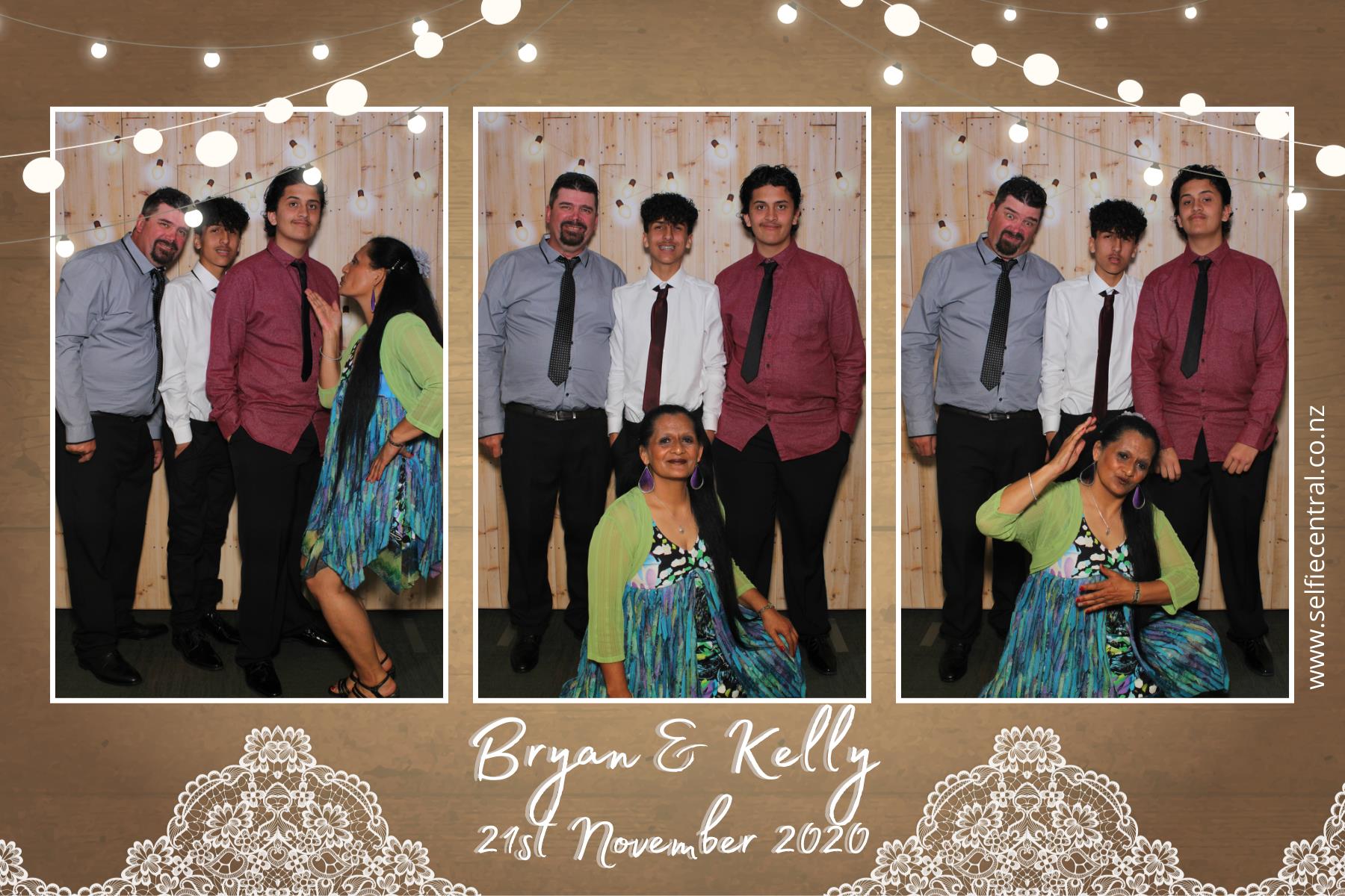 Bryan & Kelly's wedding | View more photos from the event at gallery.photobooth.co.nz/u/SelfieCentral/Bryan-Kellys-wedding